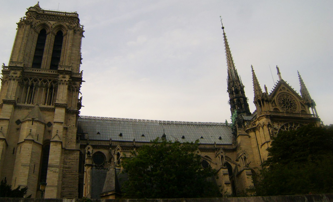 Vista da Catedral de Notre Dame